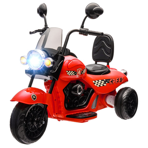 Rootz Electric Children's Motorcycle - Ride-On Bike - 3-Wheeled Scooter - Safe & Fun - 110cm x 48cm x 56cm