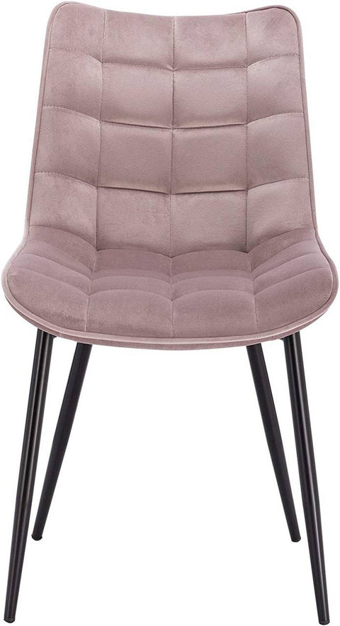 Rootz Velvet Dining Chair - Elegant Chair - Comfortable Seating - Plush Velvet, Ergonomic Support, Durable Metal Frame - 85.5cm x 46cm x 40.5cm