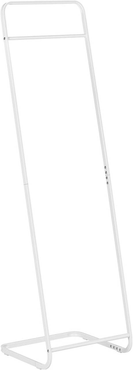 Rootz Clothing Rack - Cloakroom Stand - Garment Rail - Space-Saving - 40x140x40 cm - Metal White - Robust and corrosion-resistant design