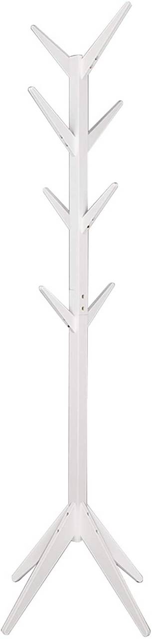 Rootz Standing Clothes Rack - Coat Stand - Hall Tree - Sturdy Organizer - Solid Wood - 180cm x 43cm x 43cm