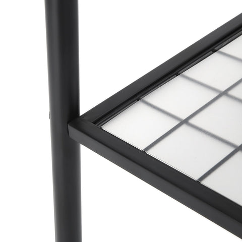 Rootz Minimalist Clothes Rack - Clothing Stand - Garment Organizer - Steel Construction - 92.5cm x 33.5cm x 153cm - Matte Black - Max Load 40kg - Shoe Storage - Easy Assembly