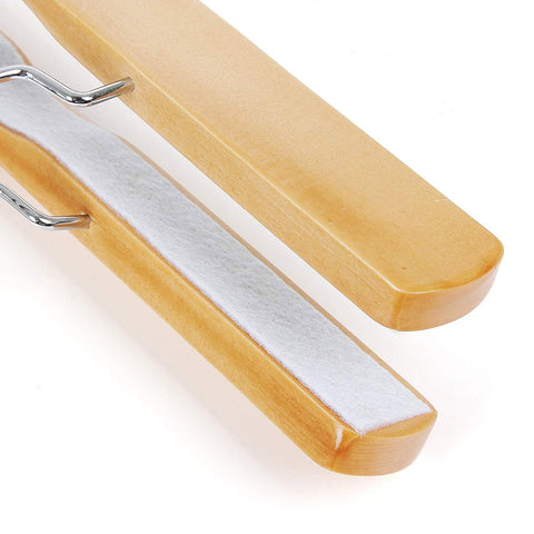 Rootz 12 Pack Trouser Hangers - Pants Hangers - Clothes Hangers - High-Strength ABS Plastic - Robust and Supple - Long Service Life - 25cm x 17cm x 2.2cm