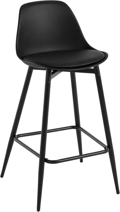 Rootz Klihome Bar Stool - Kitchen Stool - Counter Stool - Ergonomic Comfort - 43cm x 86.5cm x 42cm