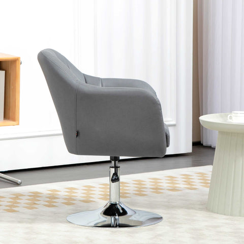 Rootz Swivel Chair - Office Chair - Height Adjustable Chair - Maximum Comfort - 60 x 60 x 79-91 cm - Grey