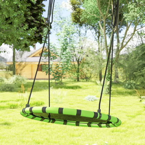 Rootz Children's Swing - Playground Swing - Garden Swing - Durable & Weatherproof - Ø100 x 180H cm, 150kg Capacity