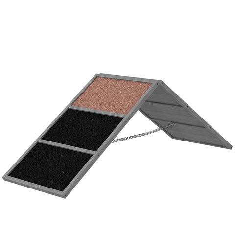 Rootz Dog Sports Ramp - Dog Sports Device - A-Shaped Frame - Non-Slip Surface - Maneuverability - 173cm x 59cm x 90cm