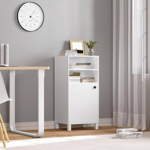 Rootz Kitchen Cabinet with Bottle Rack - Sideboard - Wine Cabinet - Multi-functional - 48cm x 108cm x 40cm