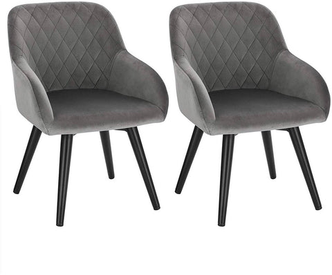 Rootz Set of 2 Children's Chairs - Kids' Seating - Toddler Chairs - Ergonomic Design - Durable Velvet - Easy to Clean - 37.5cm x 55cm x 38cm