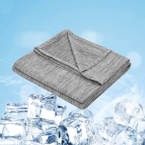 Rootz Cooling Blanket - Chill Comforter - Summer Quilt - Eco-Friendly Arc-Chill Fiber - Heat Regulating - Lightweight & Portable - Multiple Sizes Available