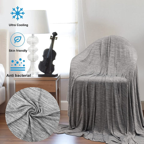 Rootz Cooling Blanket - Chill Comforter - Summer Quilt - Eco-Friendly Arc-Chill Fiber - Heat Regulating - Lightweight & Portable - Multiple Sizes Available