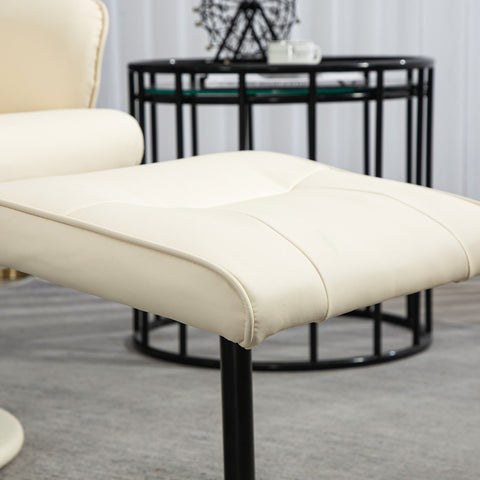 Rootz Massage Chair with Footstool - Ergonomic Recliner - Relaxation Seat - 10 Vibration Points - 76cm x 81cm x 105cm