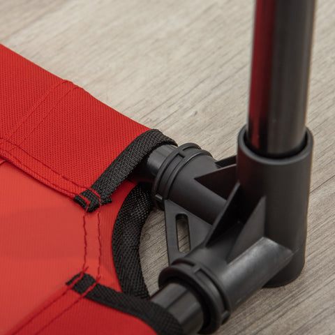 Rootz Raised Dog Bed - Elevated Pet Bed - Cooling Dog Cot - Micro-Perforated Fabric - 76 x 61 x 18 cm