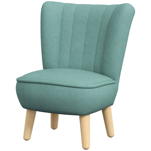 Rootz Kids Armchair - Children's Lounge Chair - Mini Sofa - Velvety Soft Cover - Sturdy Wooden Frame - 44cm x 45cm x 56.5cm