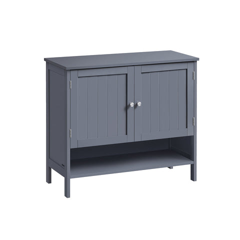 Rootz Shoe Cabinet - Storage Organizer - Footwear Organizer - Country House Style -  Grey - 35cm x 80cm x 70cm