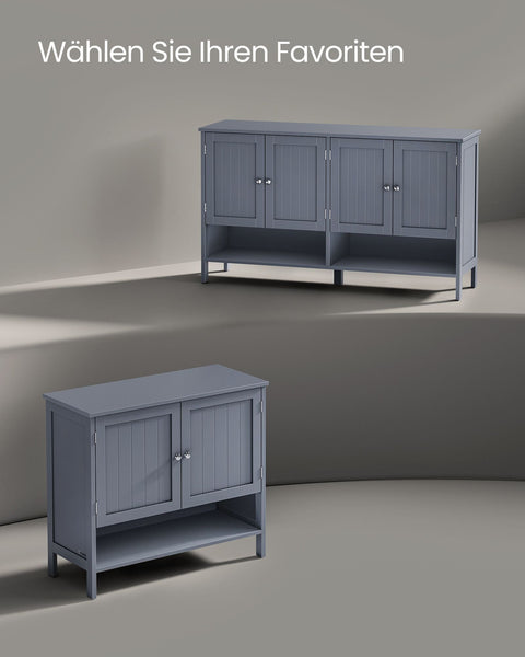 Rootz Shoe Cabinet - Entryway Organizer - Shoe Storage - MDF Construction - 35cm x 80cm x 70cm - Slate Gray - 19.4kg - 75kg Capacity