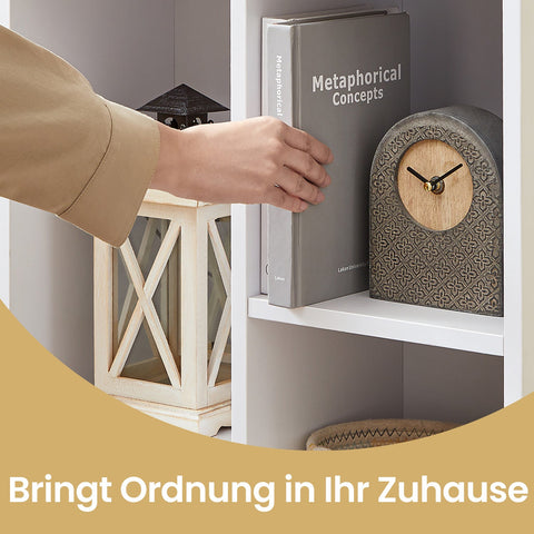 Rootz Bookcase - Book Cabinet - Bookshelf - Max Stability - 50cm x 80cm x 24cm