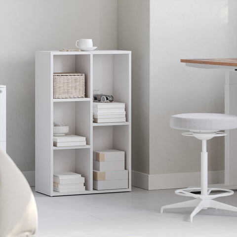 Rootz Bookcase - Book Cabinet - Bookshelf - Max Stability - 50cm x 80cm x 24cm