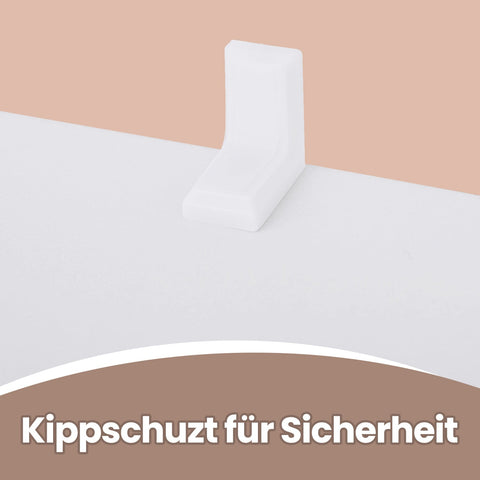 Rootz 6-Cube Staircase Bookcase - Shelf Open - Unique Step Shelf - Functional Design - 97.5cm x 97.5cm x 29cm