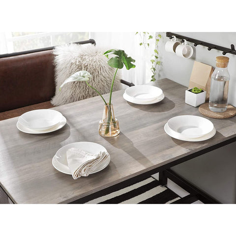 Rootz Bar Table Set Brown Black - Bar Furniture - High Table Set - Space-Saving Design - 120cm x 60cm x 90cm