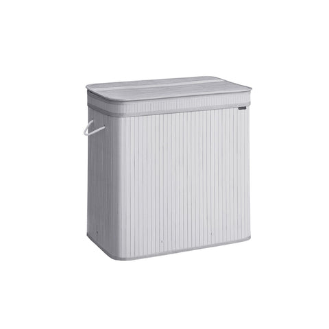 Rootz Laundry Hamper - Clothes Basket - Storage Bin - Lightweight - 54.5cm x 34.5cm x 61cm记录