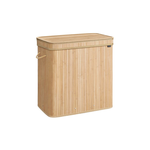 Rootz Bamboo Laundry Basket - Clothes Hamper - Storage Bin - Eco-Friendly - 41.5cm x 62.5cm x 61cm