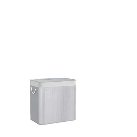 Rootz 150L Bamboo Laundry Basket - Clothes Organizer - Laundry Collector - Effortless Washing - 60cm x 40cm x 61.5cm