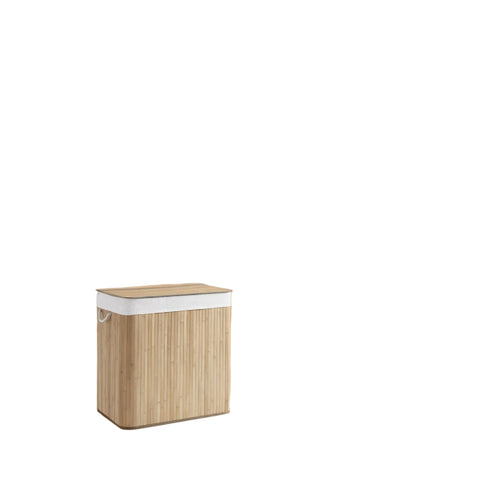 Rootz Laundry Basket - Clothes Organizer - Laundry Collector - Bamboo Stability - 60cm x 40cm x 61.5cm
