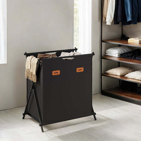 Rootz Laundry Basket - Laundry Collector - Laundry Box - Large Capacity - 60cm x 40cm x 66cm