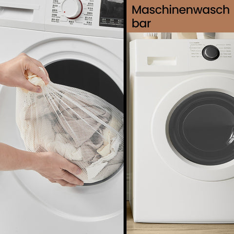 Rootz Laundry Basket - Clothes Collector - With Lid - Durable 600D Oxford Fabric - 130L Capacity - 52 x 38.5 x 70.5 cm