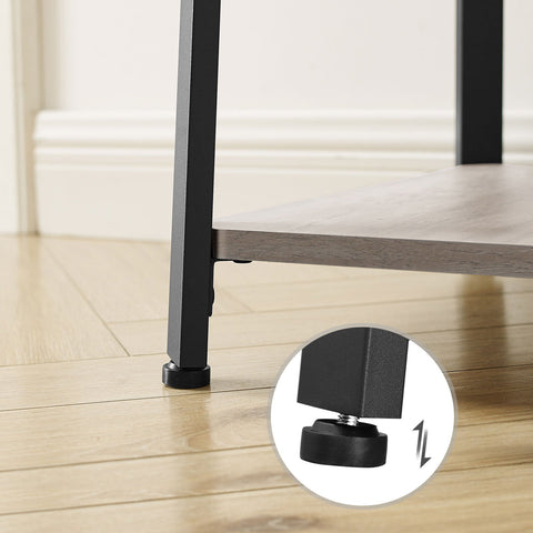 Rootz Coat Stand Brown Black - Hat Rack - Entryway Organizer - Space Saving - 43cm x 43cm x 180cm