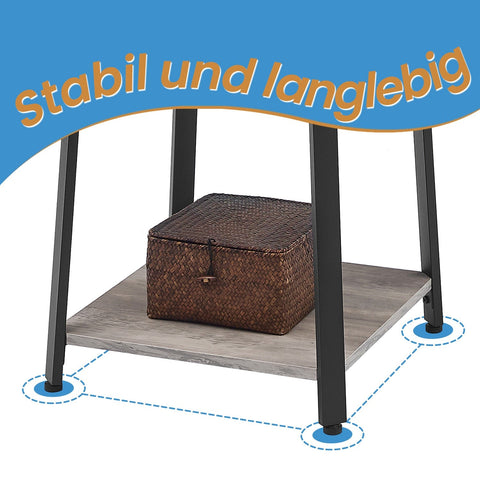 Rootz Cloakroom Stand - Clothes Rack - 4-Shelf Wardrobe - Durable Indoor Storage - 43 x 43 x 180 cm