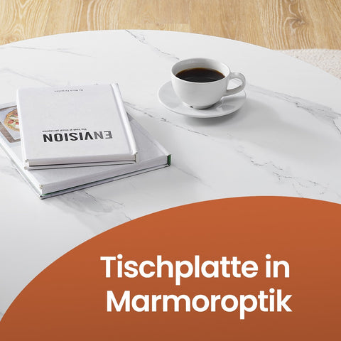 Rootz Coffee Table - Living Room Table - Sofatic - Adjustable Foot - 80cm D x 46cm H