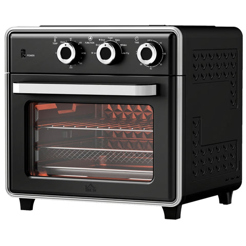 Rootz Multifunctional Mini Oven - Kitchen Helper - Compact Oven - 20L Capacity - 36cm x 37.7cm x 34.5cm - 5-in-1 Cooking Functions