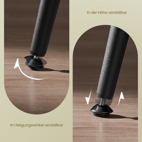 Rootz 2 Piece Set Bar Chair - High Stool - Counter Seating - PU Leather Comfort - 48cm x 48cm x 48.2cm