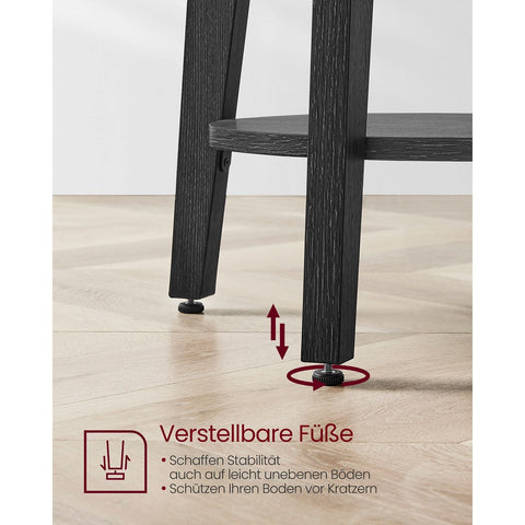 Rootz Modern Side Table - Accent Table - End Table - Chipboard Construction - 40cm x 50cm