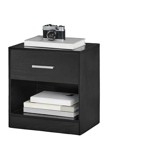 Rootz 2 Piece Set Bedside Table - Side Table - Nightstand - Space-Saving Design - 28.1cm x 39.1cm x 41.1cm