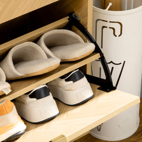 Rootz Shoe Rack - Scandinavian Furniture - Entryway Storage - Space-Saving Design - 70cm x 30cm x 120cm
