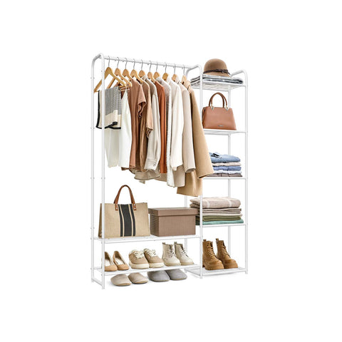 Rootz Clothing Staircase - Garment Rack - Clothes Organizer - Steel Construction - 29cm x 112cm x 158.4cm