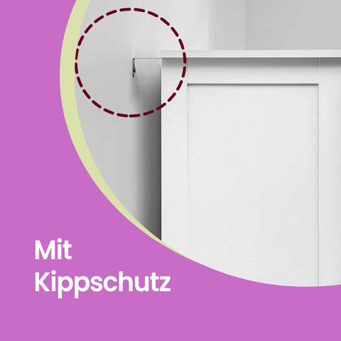 Rootz Side Cabinet 4 Drawer Unit - Bathroom Storage - Organizer - Functional Design - 30cm x 82cm x 30cm