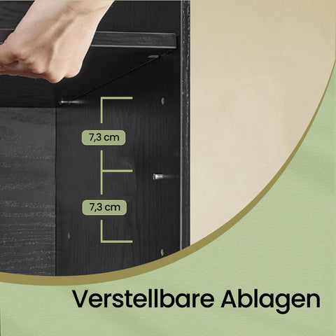 Rootz Shoe Bench - Shoe Shelf - Entryway Seating - Space-Saving Design - 30.1cm x 104.1cm x 48.1cm - Black