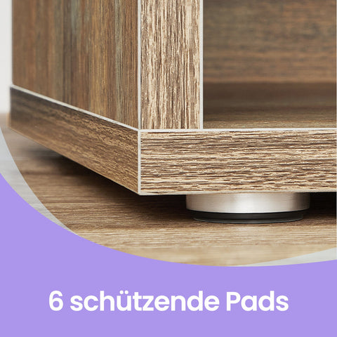 Rootz Shoe Bench with Storage Space - Shoe Shelf with Seat - Entryway Organizer - Max 200 kg Support - 30 x 105 x 48 cm