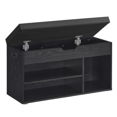 Rootz Shoe Bench with Storage – Entryway Bench – Shoe Organizer – Well Padded – 3 Open Compartments – 30x80x44cm