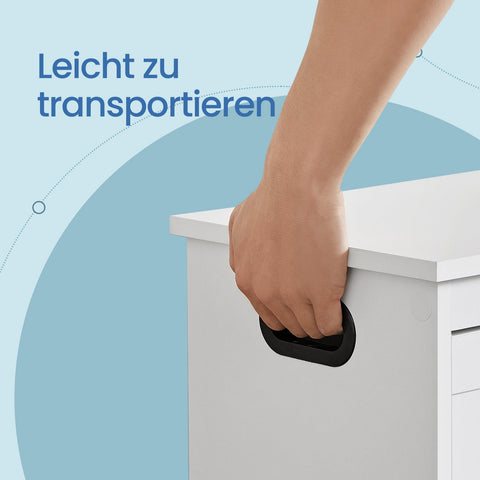 Rootz White Shoe Bench - Wooden Entryway Organizer - Storage Seat - Holds 100 kg - 80cm x 30cm x 46cm