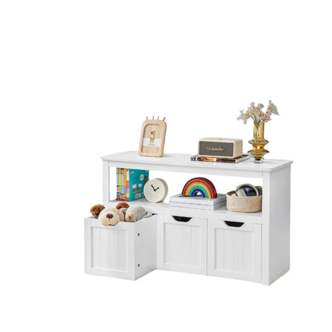 Rootz Children's Shelf - Toy Cabinet - Storage Cabinet - Durable MDF - 102cm x 30cm x 60cm