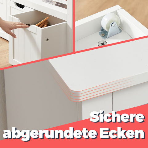 Rootz Children's Shelf - Toy Cabinet - Storage Cabinet - Durable MDF - 102cm x 30cm x 60cm