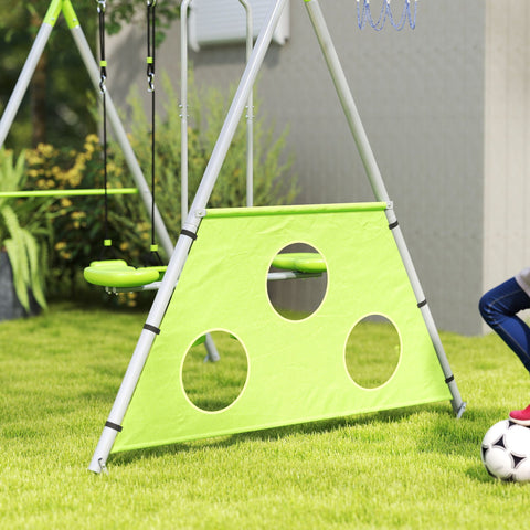 Rootz Children's Outdoor Skelset - Kids Swings - Playground Set - Weather-Resistant - 215cm x 180cm x 182cm