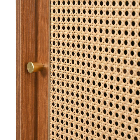 Rootz Sideboard - Buffet Cabinet - Storage Unit - Adjustable Shelves - 120L x 40W x 78H cm