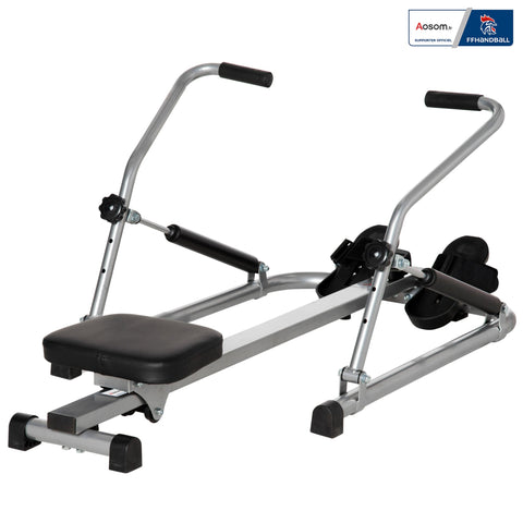 Rootz Foldable Home Trainer - Exercise Bike - Fitness Machine - 3-Level Resistance - LCD Display - Steel Frame - 129cm x 70cm x 70cm