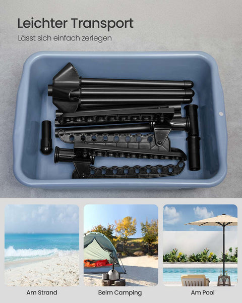 Rootz Clothes Drying Rack - Laundry Stand - Collapsible Hanger - Durable Plastic & Stainless Steel - 60cm x 60cm x 191cm