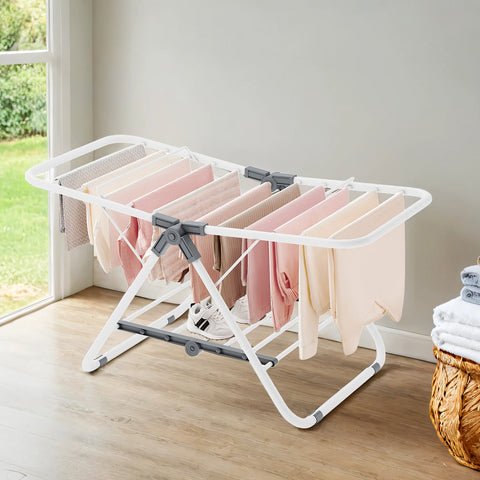Rootz Stand Dryer - Laundry Rack - Clothes Airer - Foldable Design - Space-Saving - 44cm x 101cm x 54cm